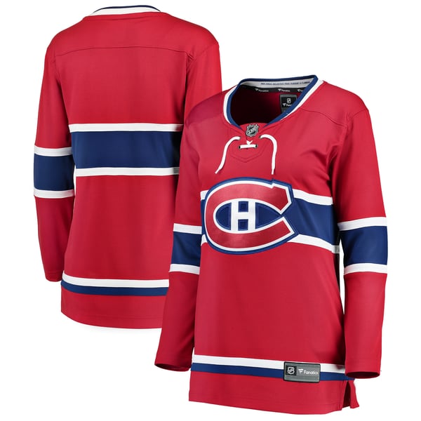 Women's Montreal Canadiens Fanatics Red Home Breakaway Jersey - Image 1