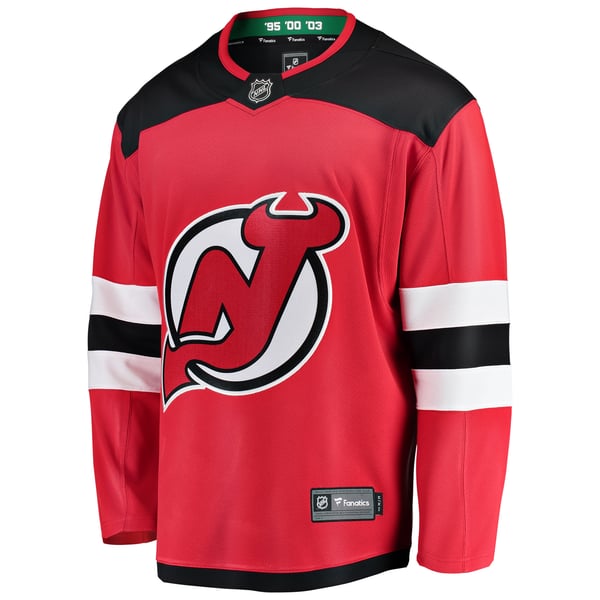 Women's New Jersey Devils Fanatics Red Away Breakaway Jersey - Image 3
