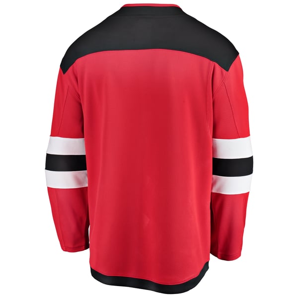 Women's New Jersey Devils Fanatics Red Away Breakaway Jersey - Image 4