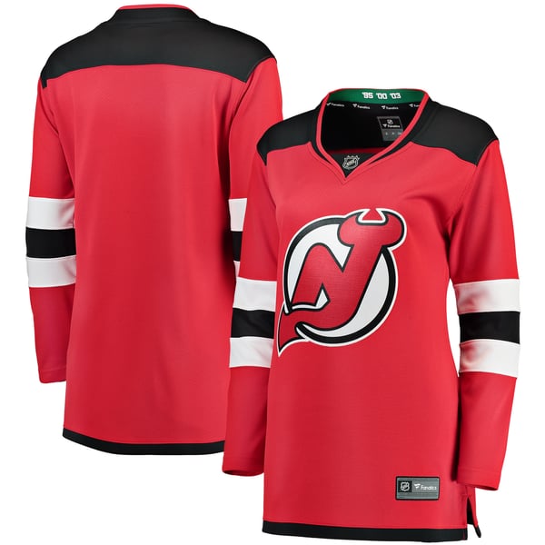 Women's New Jersey Devils Fanatics Red Home Breakaway Jersey - Image 1
