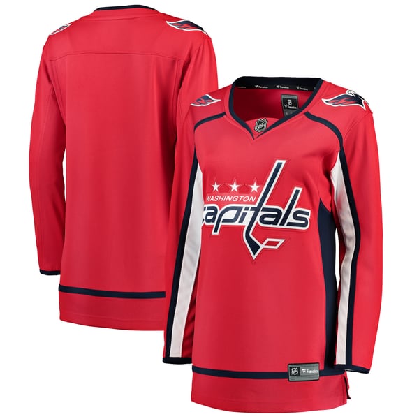 Women's Washington Capitals Fanatics Red Home Breakaway Jersey - Image 2