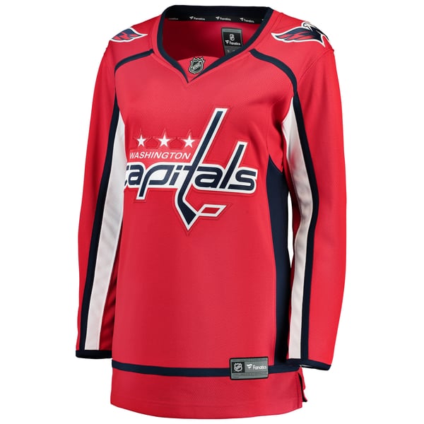 Women's Washington Capitals Fanatics Red Home Breakaway Jersey - Image 3