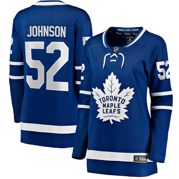 Women's Toronto Maple Leafs Reese Johnson Fanatics Blue Home Breakaway Player Jersey - Image 2