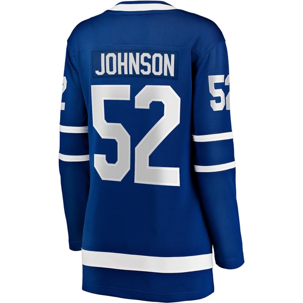 Women's Toronto Maple Leafs Reese Johnson Fanatics Blue Home Breakaway Player Jersey - Image 4