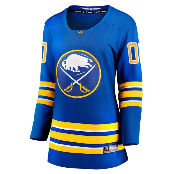 Women's Buffalo Sabres Fanatics Royal Home Breakaway Custom Jersey - Image 3