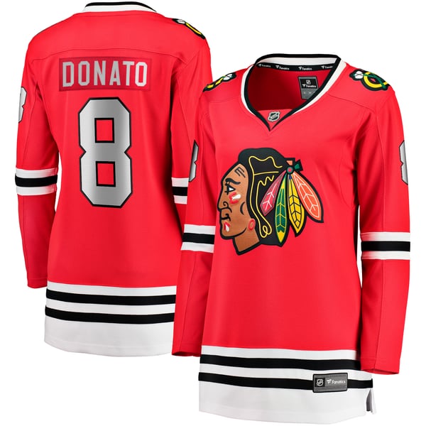 Women's Chicago Blackhawks Ryan Donato Fanatics Red Home Breakaway Player Jersey - Image 2