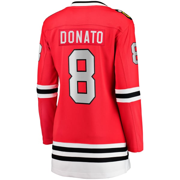 Women's Chicago Blackhawks Ryan Donato Fanatics Red Home Breakaway Player Jersey - Image 4