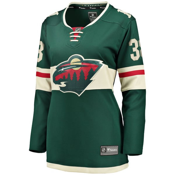 Women's Minnesota Wild Ryan Hartman Fanatics Green Home Breakaway Player Jersey - Image 3