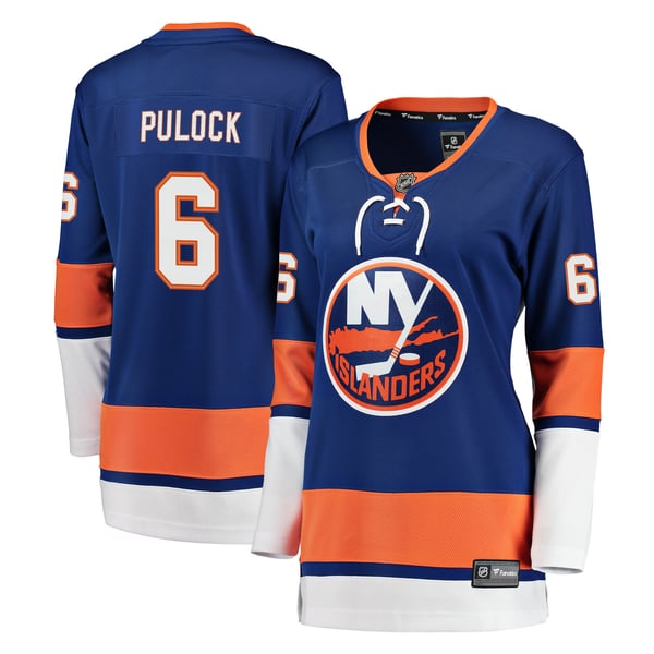 Women's New York Islanders Ryan Pulock Fanatics Royal Breakaway Player Jersey - Image 1