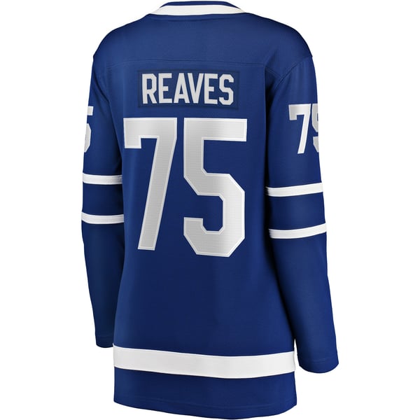 Women's Toronto Maple Leafs Ryan Reaves Fanatics Blue Home Breakaway Player Jersey - Image 4
