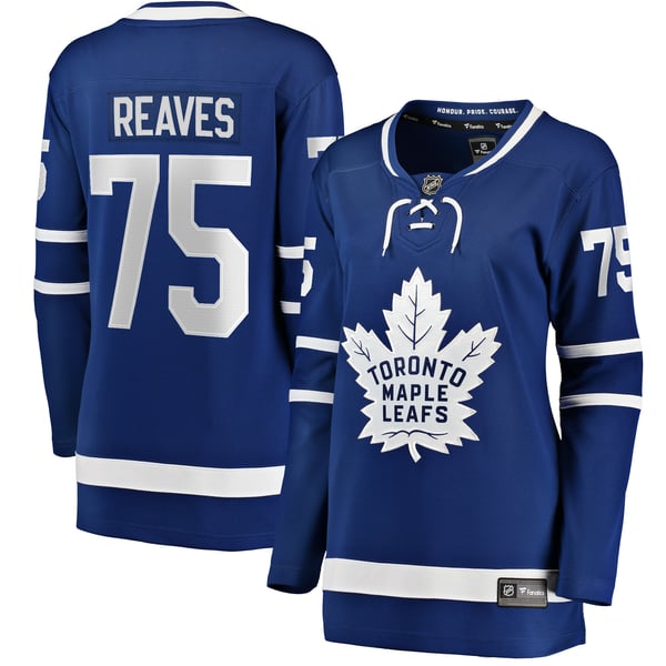 Women's Toronto Maple Leafs Ryan Reaves Fanatics Blue Home Breakaway Player Jersey - Image 1