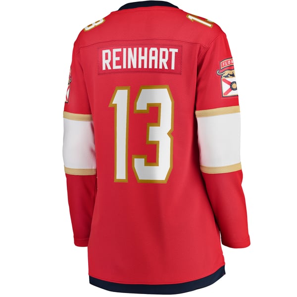 Women's Florida Panthers Sam Reinhart Fanatics Red Breakaway Player Jersey - Image 4