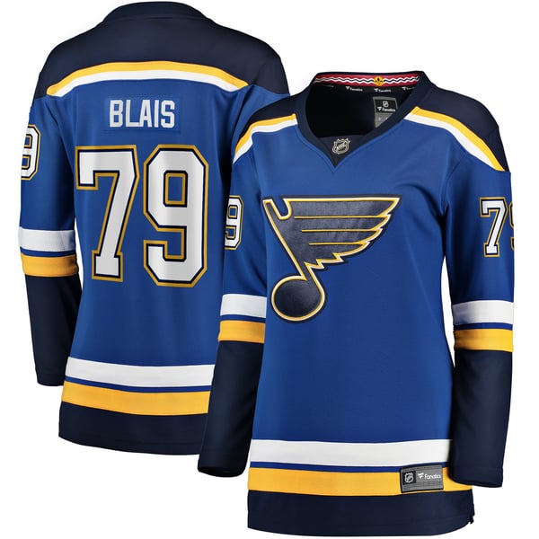Women's St. Louis Blues Sammy Blais Fanatics Blue Home Breakaway Jersey - Image 1