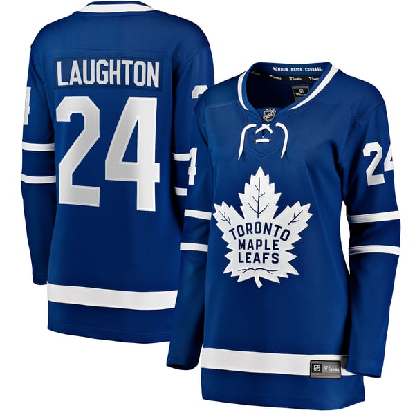 Women's Toronto Maple Leafs Scott Laughton Fanatics Blue Home Breakaway Player Jersey - Image 2