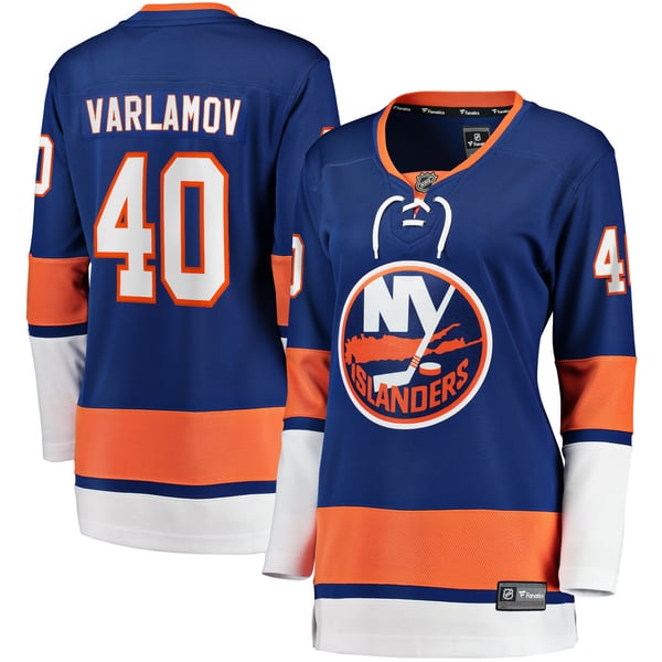 Women's New York Islanders Semyon Varlamov Fanatics Royal Home Breakaway Jersey - Image 2