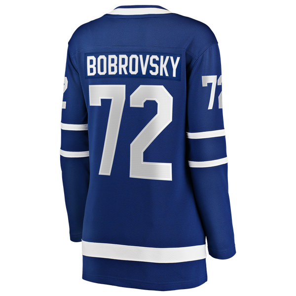 Women's Toronto Maple Leafs Sergei Bobrovsky Fanatics Blue Home Breakaway Jersey - Image 4