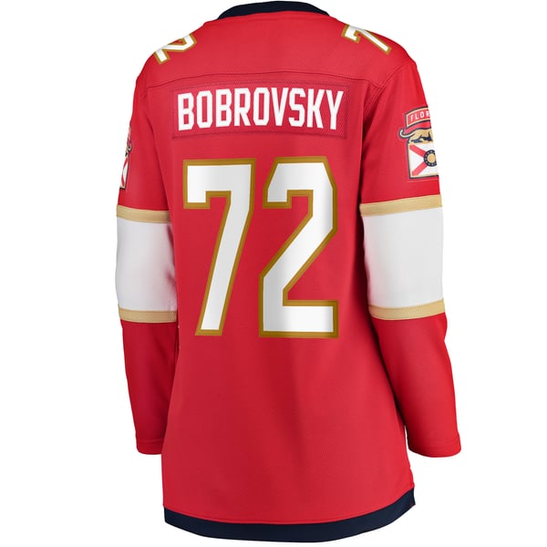 Women's Florida Panthers Sergei Bobrovsky Fanatics Red Home Breakaway Jersey - Image 4