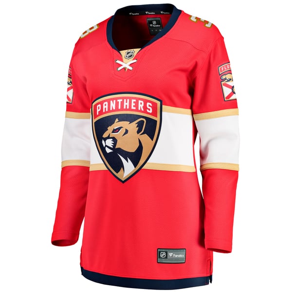 Women's Florida Panthers Seth Jones Fanatics Red Home Breakaway Player Jersey - Image 3