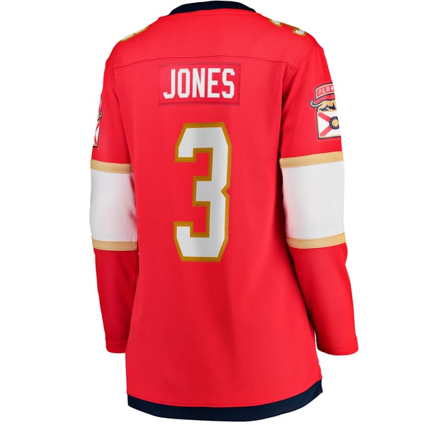 Women's Florida Panthers Seth Jones Fanatics Red Home Breakaway Player Jersey - Image 4