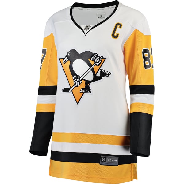 Women's Pittsburgh Penguins Sidney Crosby Fanatics White  Breakaway Jersey - Image 3