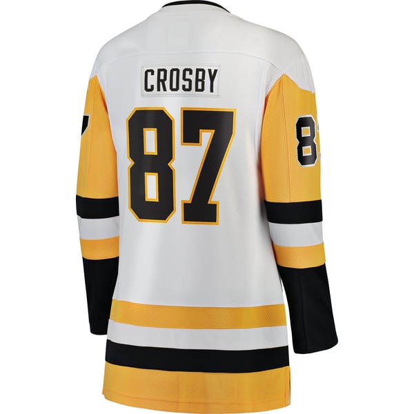 Women's Pittsburgh Penguins Sidney Crosby Fanatics White  Breakaway Jersey - Image 4