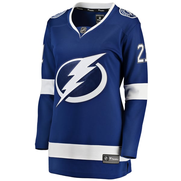 Women's Tampa Bay Lightning Brayden Point Fanatics Blue Breakaway Player Jersey - Image 3