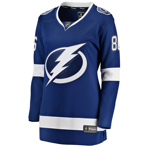 Women's Tampa Bay Lightning Nikita Kucherov Fanatics Blue Breakaway Player Jersey - Image 3
