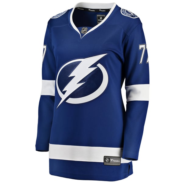 Women's Tampa Bay Lightning Victor Hedman Fanatics Blue Breakaway Player Jersey - Image 3