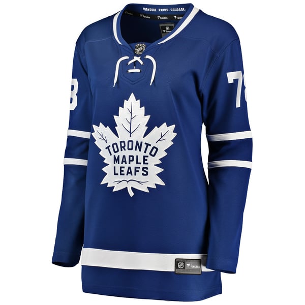Women's Toronto Maple Leafs TJ Brodie Fanatics Blue Breakaway Player Jersey - Image 3