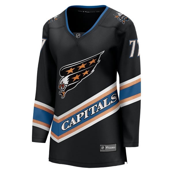 Women's Washington Capitals TJ Oshie Fanatics Black 50th Anniversary Breakaway Jersey - Image 3