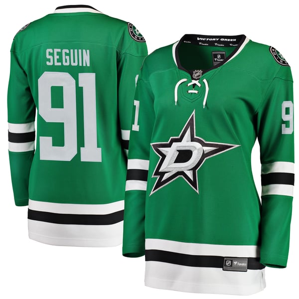 Women's Dallas Stars Tyler Seguin Fanatics Green Home Breakaway Jersey - Image 2