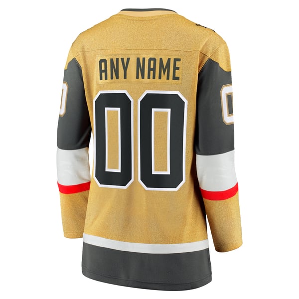 Women's Vegas Golden Knights  Fanatics  Home Breakaway Custom Jersey - Image 4