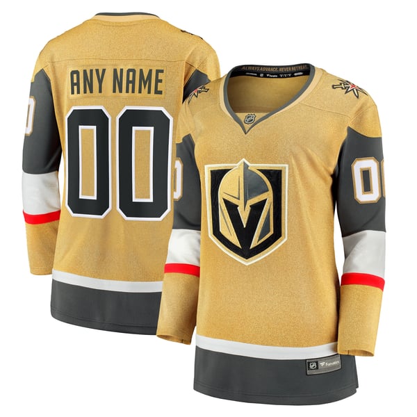 Women's Vegas Golden Knights  Fanatics  Home Breakaway Custom Jersey - Image 1