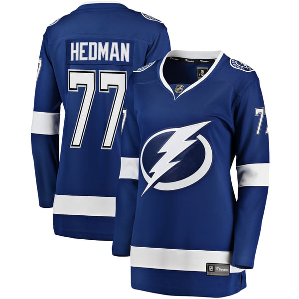 Women's Tampa Bay Lightning Victor Hedman Fanatics Blue Home Breakaway Jersey - Image 2