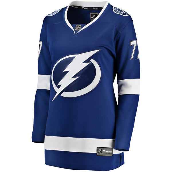 Women's Tampa Bay Lightning Victor Hedman Fanatics Blue Home Breakaway Jersey - Image 3