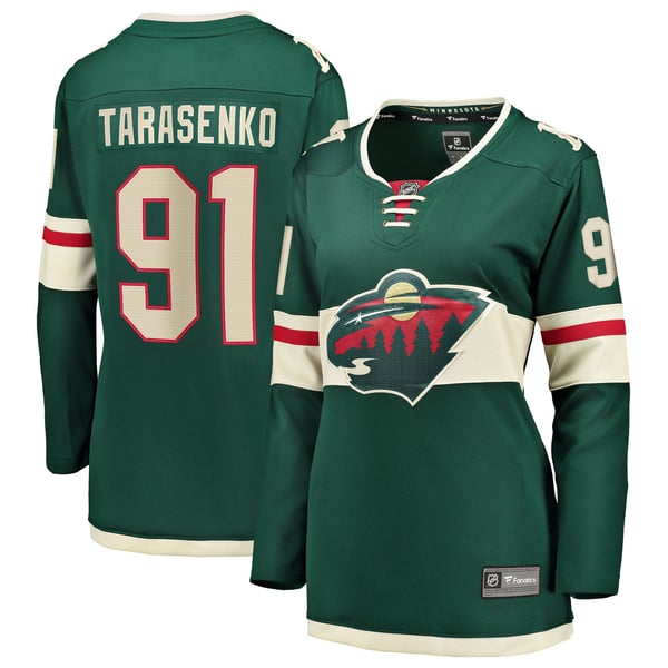 Women's Minnesota Wild Vladimir Tarasenko Fanatics Green Home Breakaway Jersey - Image 2