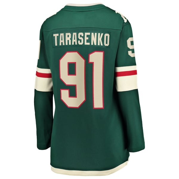 Women's Minnesota Wild Vladimir Tarasenko Fanatics Green Home Breakaway Jersey - Image 4