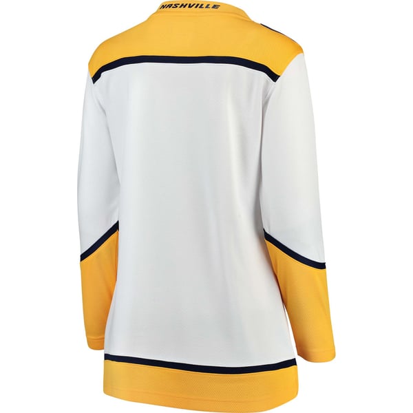 Women's Nashville Predators Fanatics White Away Breakaway Jersey - Image 4