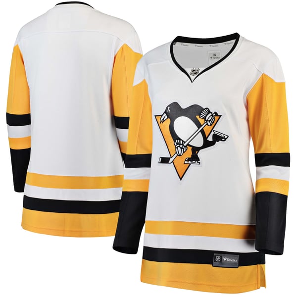 Women's Pittsburgh Penguins Fanatics White Away Breakaway Jersey - Image 1
