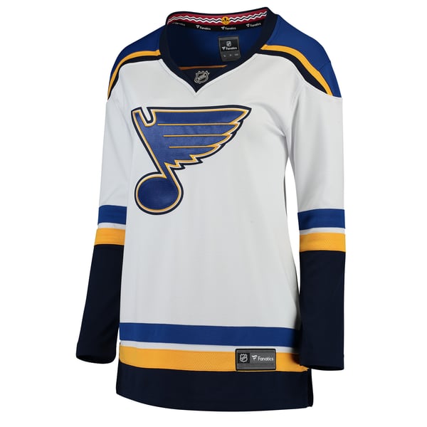 Women's St. Louis Blues Fanatics White Away Breakaway Jersey - Image 3