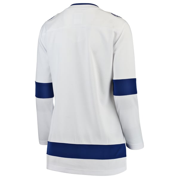 Women's Tampa Bay Lightning Fanatics White Away Breakaway Jersey - Image 4