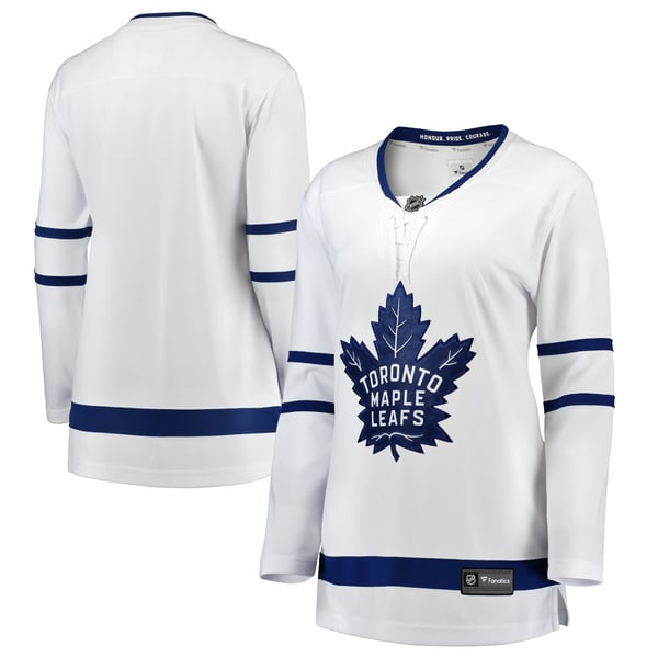 Women's Toronto Maple Leafs Fanatics White Away Breakaway Jersey - Image 2