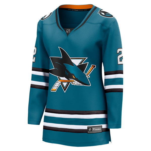 Women's San Jose Sharks Will Smith Fanatics Teal Home Breakaway Jersey - Image 3