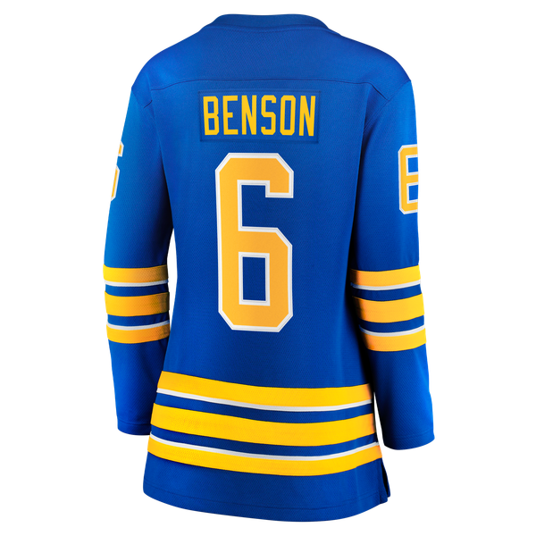 Women's Buffalo Sabres Zach Benson Fanatics Royal Home Breakaway Jersey - Image 4