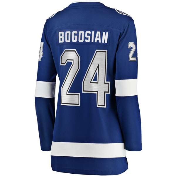 Women's Tampa Bay Lightning Zach Bogosian Fanatics Blue Home Breakaway Player Jersey - Image 4