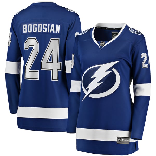 Women's Tampa Bay Lightning Zach Bogosian Fanatics Blue Home Breakaway Player Jersey - Image 1