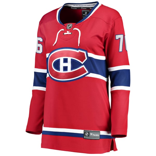 Women's Montreal Canadiens Zack Bolduc Fanatics Red Home Breakaway Jersey - Image 3