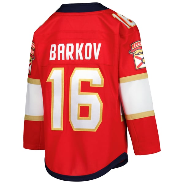 Youth Florida Panthers Aleksander Barkov Red Home Premier Player Jersey - Image 4