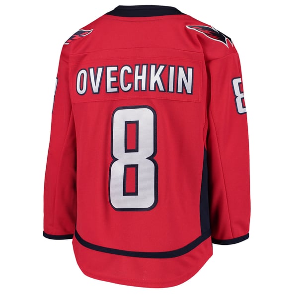 Youth Washington Capitals Alexander Ovechkin Red Home Premier Player Jersey - Image 4