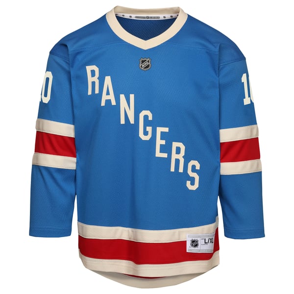 Youth New York Rangers Artemi Panarin Blue Centennial Replica Jersey - Image 3